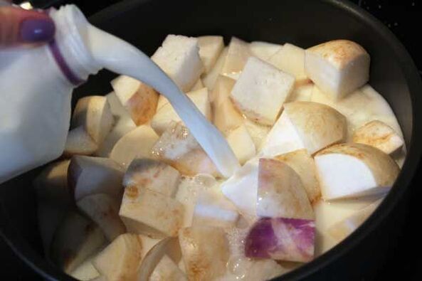 turnips on milk to increase potency